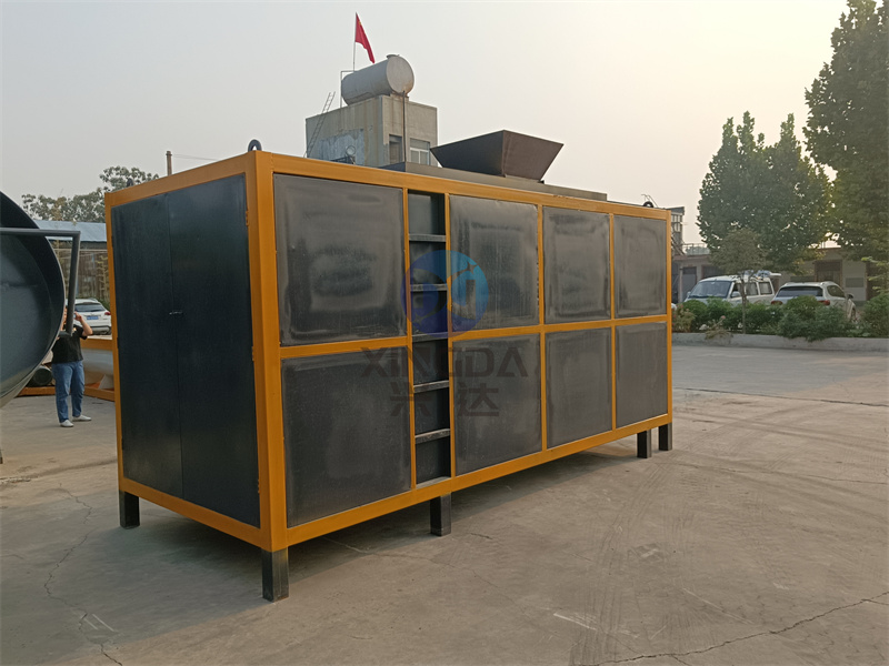 有机肥生产线设备中具有除臭功能的设备-----卧式发酵罐